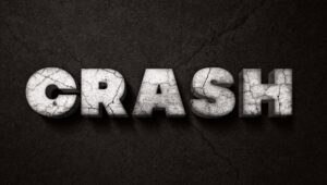 Crash Text Effect