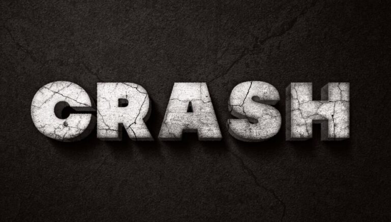 Crash Text Effect
