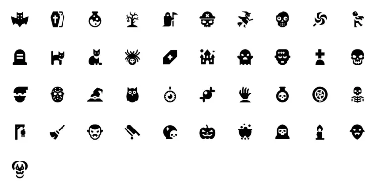 40+ Materia Halloween Icons