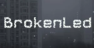 BrokenLed Cyrillic Font