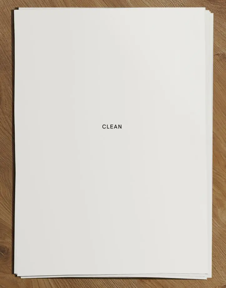 Clean Variable A4 Mockup Figma