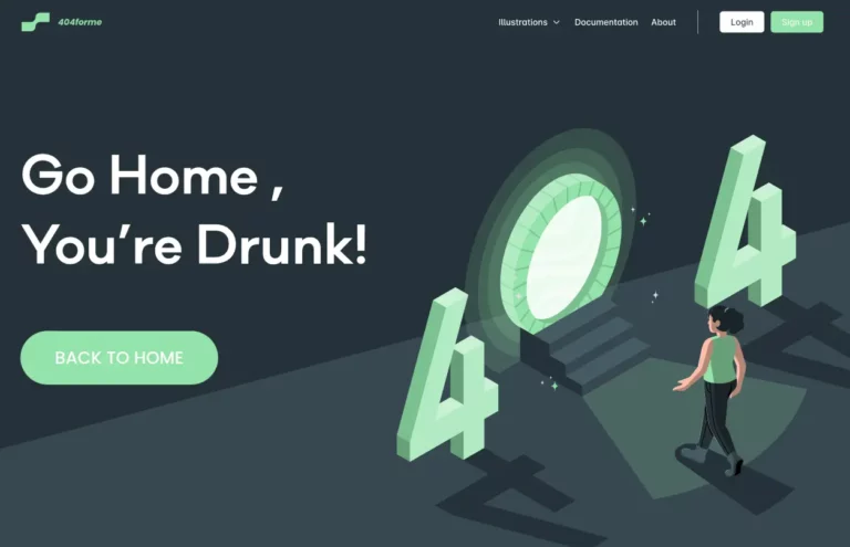 Six 404 Error Page Templates With Illustrations