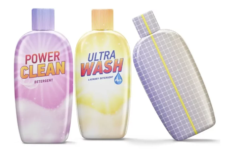 2 Detergent Bottle PSD Mockups