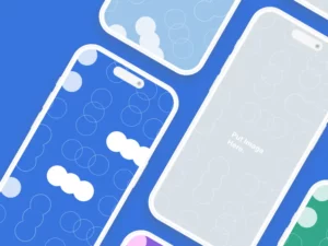 Minimal iPhone 14 Pro Clay Mockup Figma