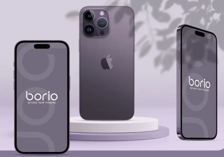 Deep Purple iPhone 14 Pro Max PSD