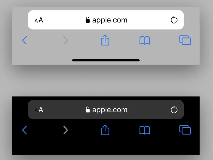 iOS Safari Browser Mockup Figma