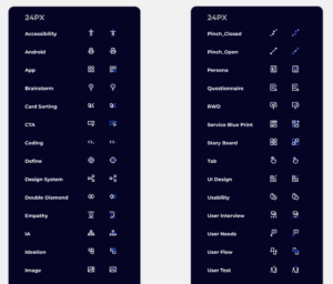 40+ Pixel Perfect UI UX Icons Figma