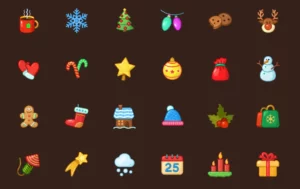 24 Beautiful Christmas Icons Figma