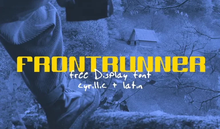 FRONTRUNNER Latin & Cyrillic Font