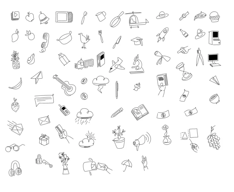 80+ Notion Style Figma Illustrations