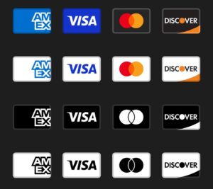Minimal Credit Card Payment Method Figma Icons
