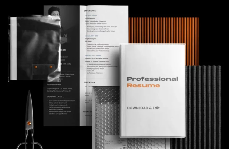 Multipurpose Professional Resume Template (AI & PSD)