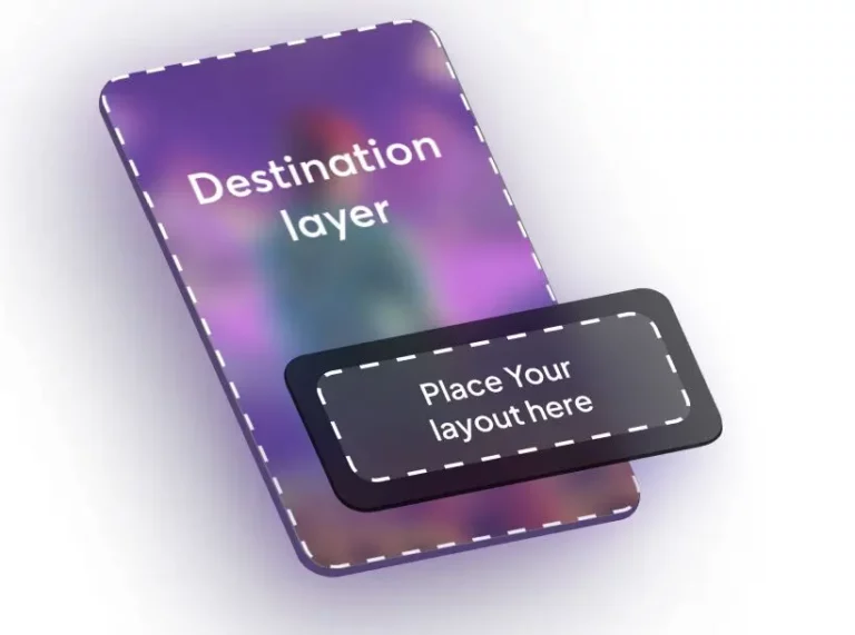 3D Perspective Card Mockup Figma