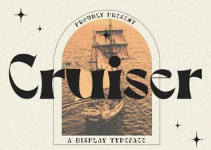 Cruiser Display Font