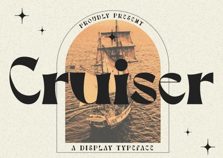 Cruiser Display Font