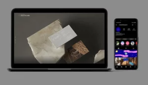 Realistic Laptop and Mobile Mockup PSD