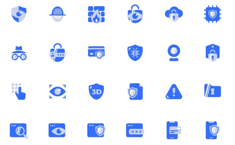 24 Editable Security Icons Figma