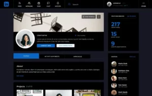 LinkedIn UI Mockups Pack