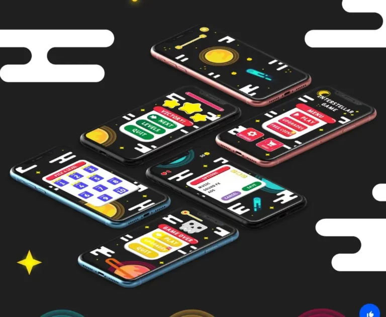 Hyper Casual Game UI Kit (AI & PSD)