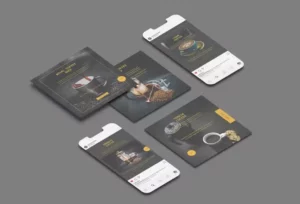 Customizable Instagram Mockup PSD