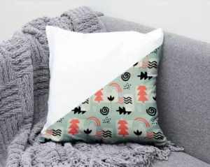 Realistic Pillow On Sofa PSD Mockup