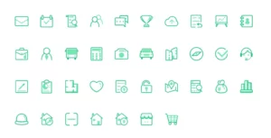 37 Minimal Real Estate Icons