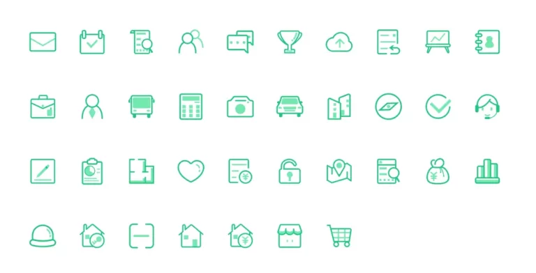 37 Minimal Real Estate Icons