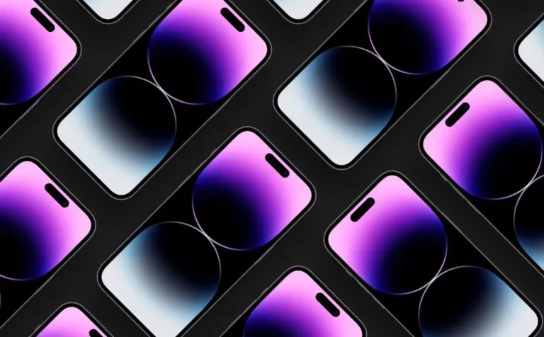 iPhone 14 Pro Mockups With 3 Types Of Shadows