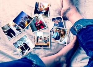 Realistic Modern Photo Collage Mockup PSD