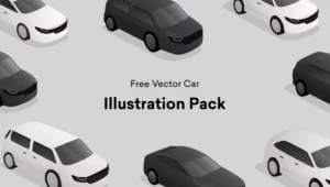 Flat Car Illustrations Figma