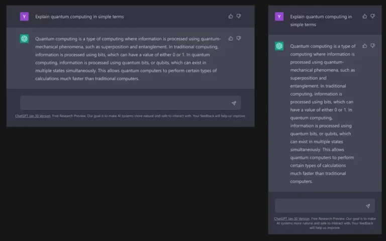 Dark & Light ChatGPT UI Mockup Figma