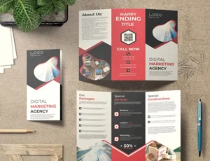 Premium Quality Corprate Brochure Design Vector