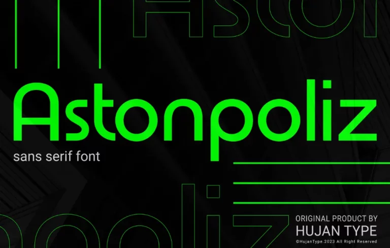 Astonpoliz Sans Serif Font