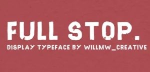 FullStop Typeface
