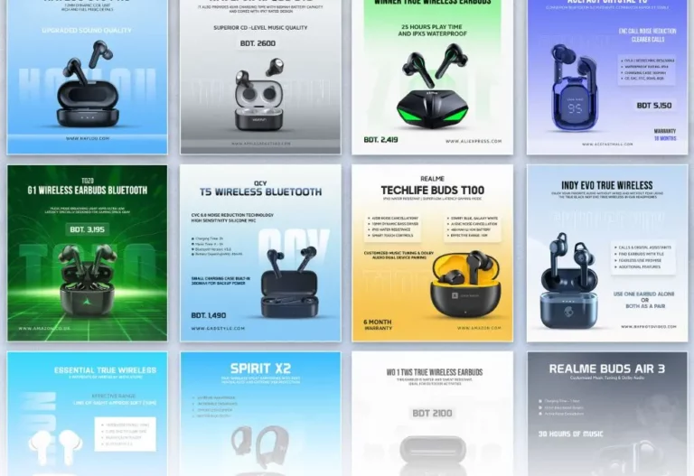 12 Gadget Social Banner Templates PSD