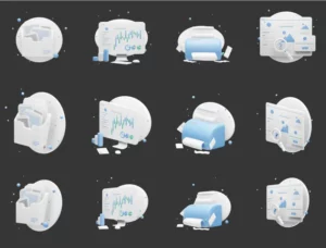 35 Beautiful 3D Illustrations Figma