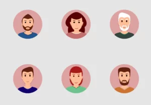 Hand Drawn Flat Avatars Figma