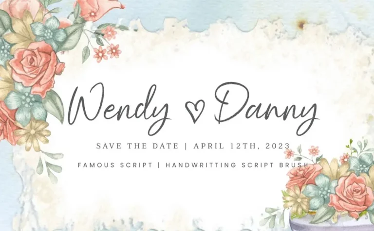 Famous Script Font