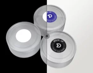 Plastic Jar PSD Mockup