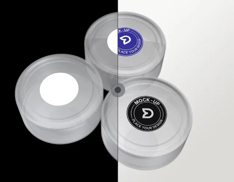 Plastic Jar PSD Mockup