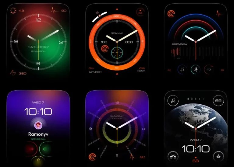 Versatile Apple Watch Face UI Screens Figma