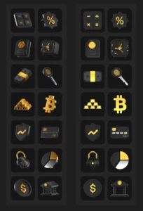 Fintech 3D Icons Figma