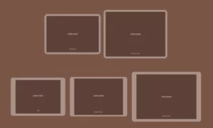 iPad Figma Mockups (4 Styles)