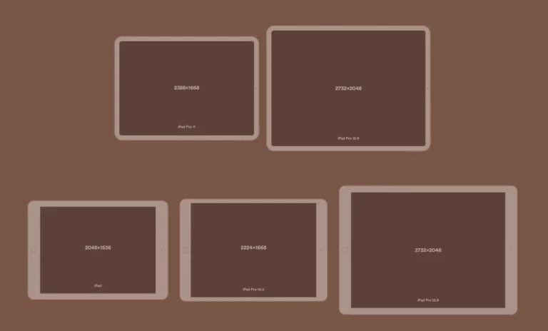 iPad Figma Mockups (4 Styles)