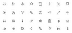 92 Unique Healthcare Icons Figma