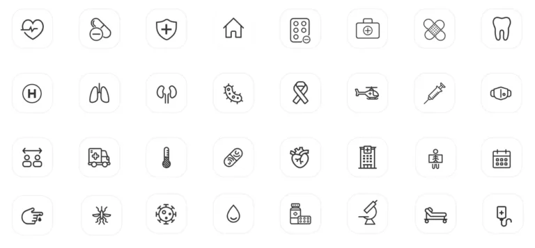 92 Unique Healthcare Icons Figma