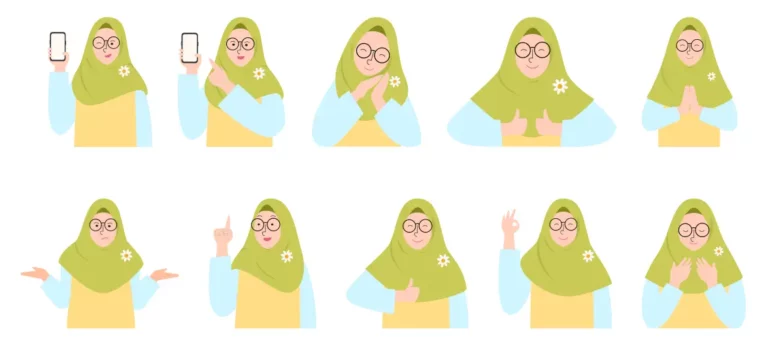 10 Hijab Illustrations Figma