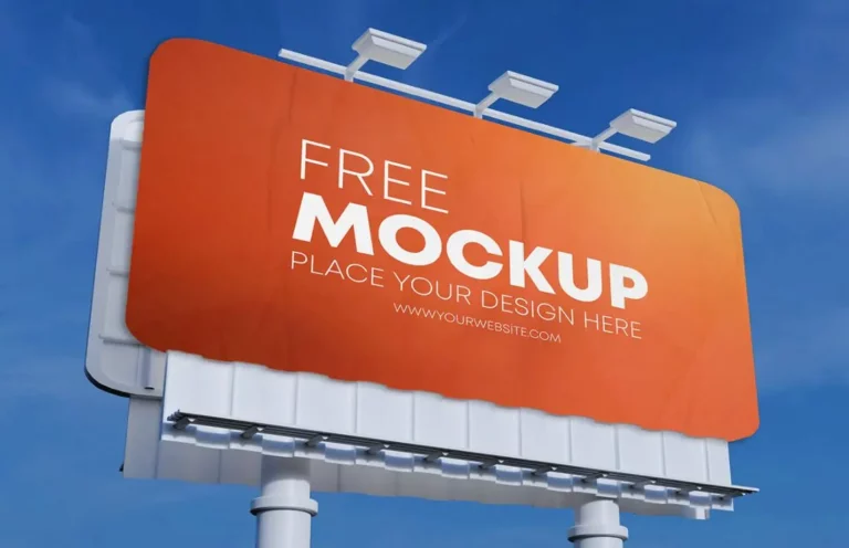 Editable Billboard PSD Mockup