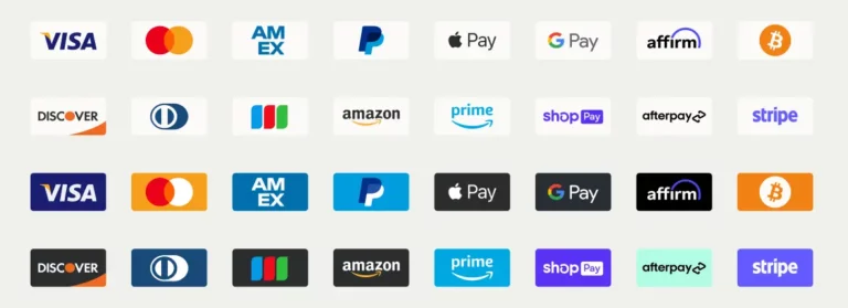 16 Payment and Checkout Vendor Icons (2 Styles)