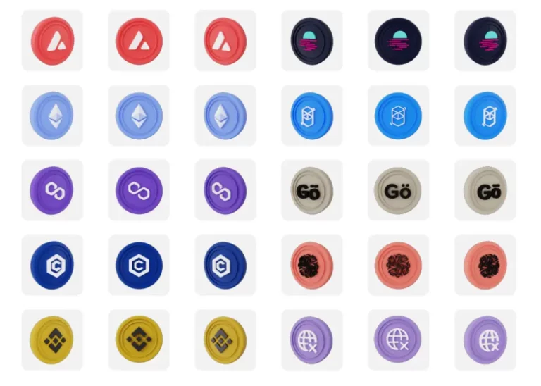 30+ Premium 3D Crypto Icons